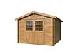 WHITE WOOD - Abri de jardin en bois Valence 2 traité autoclave ép.28mm - White Wood - 9,5m² - vignette