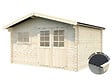 WHITE WOOD - Abri Bois Pila 2 Toiture métallique SU 11,3m² - vignette