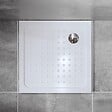 SANIVERRE - NIKY Cabine de douche 100x100 H195 cm +receveur verre transparent Ép. 8 mm - vignette