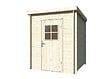 WHITE WOOD - Abri de jardin en bois Zoé 1 ép.19mm - White Wood - 3,2m² - vignette