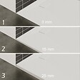 SANIVERRE - BAYA Receveur de douche 70 x 160 cm Blanc extra-plat aspect pierre + bonde incluse - vignette