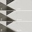 SANIVERRE - BAYA Receveur de douche 80 x 80 cm Blanc extra-plat aspect pierre + bonde incluse - vignette