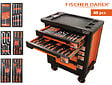 FISCHER DAREX - Servante équipée de 48 outils avec 6 modules - vignette