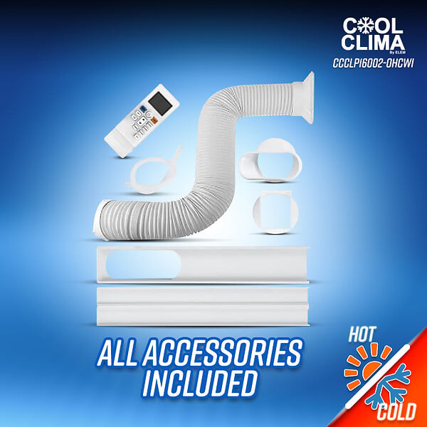 COOL CLIMA - CLIM MOBILE REVERSIBLE 16000BTU - COOL CLIMA - CCCLP16002-OHCWI - large