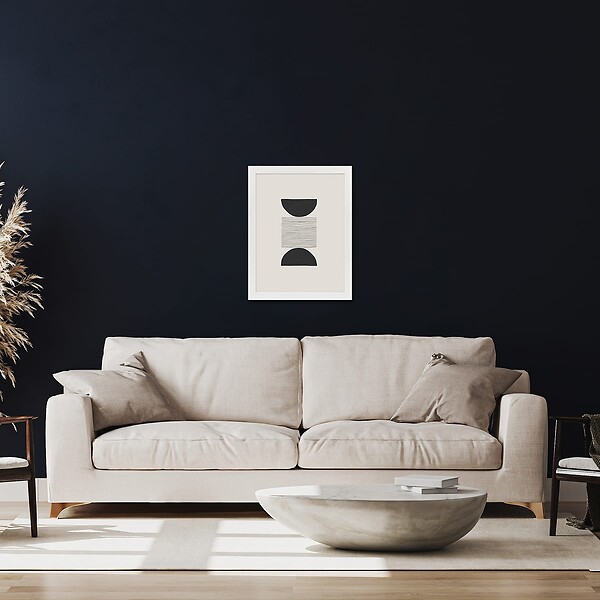 CEANOTHE - Cadre 30X40 Eternel blanc - large