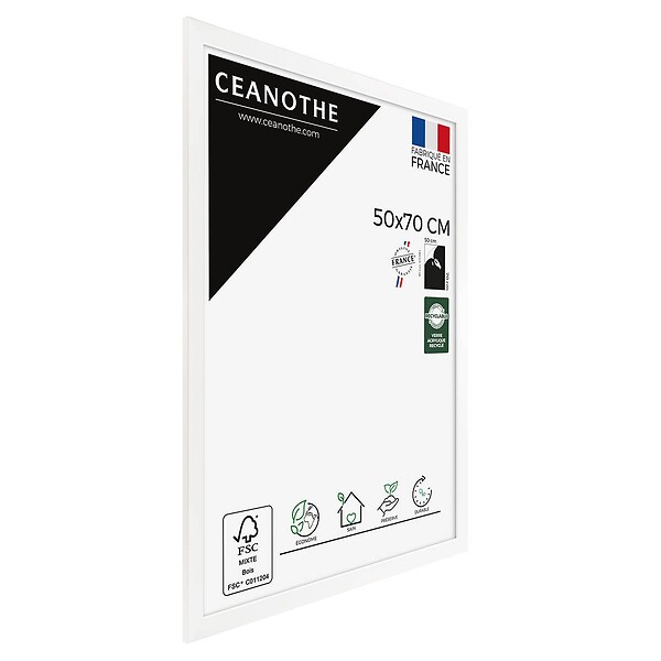 CEANOTHE - Cadre Eternel - Blanc - 50x70cm - large