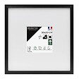 CEANOTHE - Cadre photo Wild noir 30x30 cm avec passe-partout 13x13 cm - vignette
