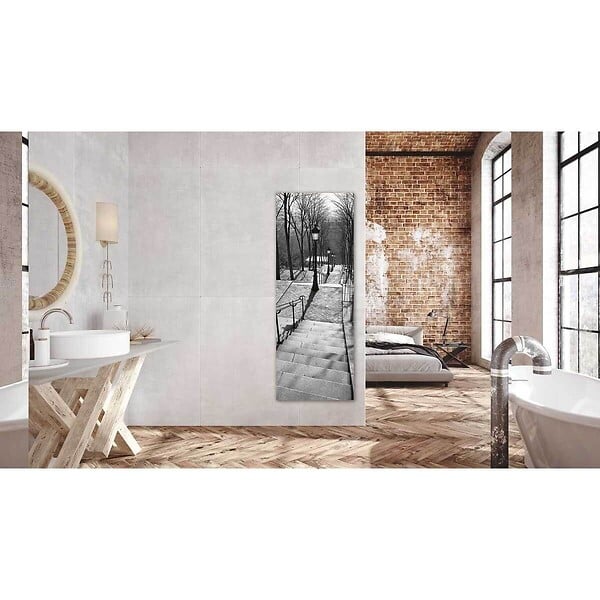 CEANOTHE - Radiateur électrique Allure escaliers Montmartre 45x120 cm - large