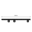 EXTEL - Cremaillere supplementaire 50cm pour motorisation de portail Extel - 761105 - Extel - - vignette