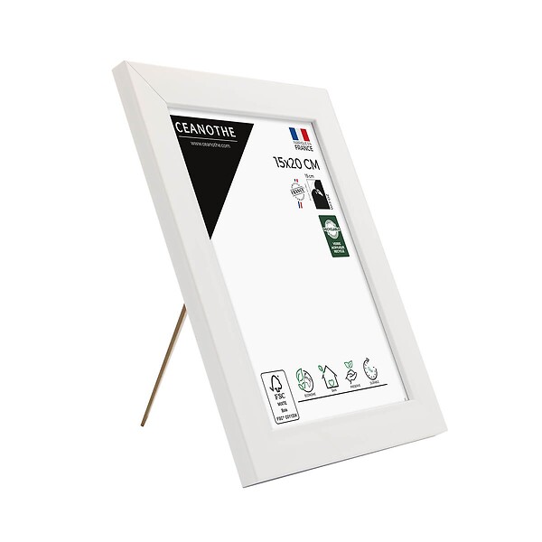 CEANOTHE - Cadre 15X20 Eternel blanc - large
