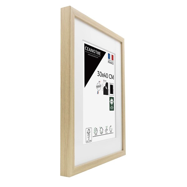 CEANOTHE - Cadre 30X40 Ouv 20X30 Milan bois - large