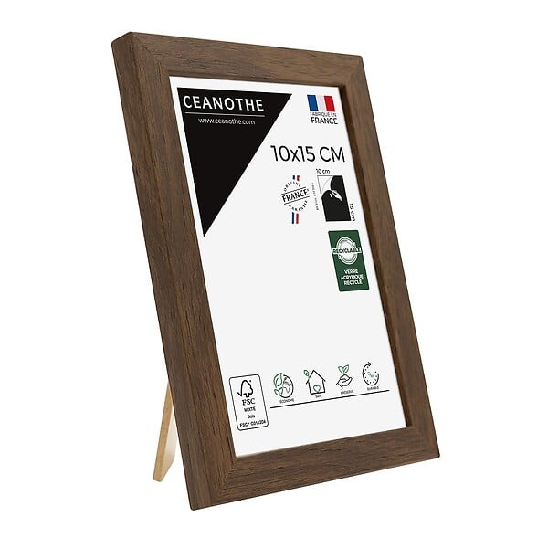 CEANOTHE - Cadre 10X15 Wild ébène - large