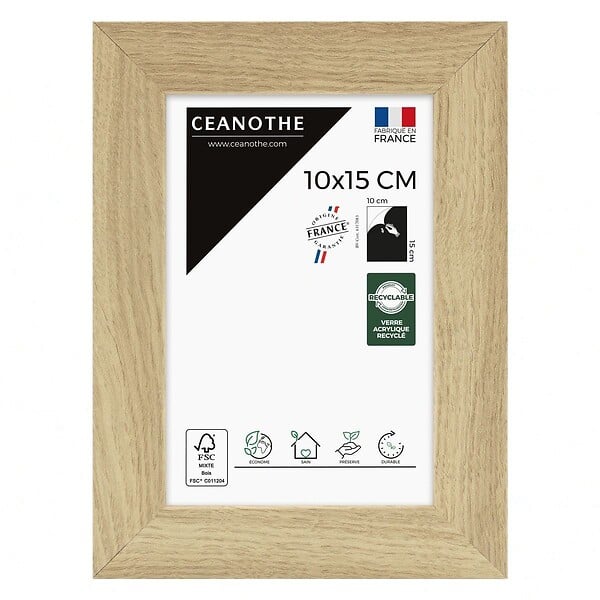 CEANOTHE - Cadre 10X15 Eternel naturel - large