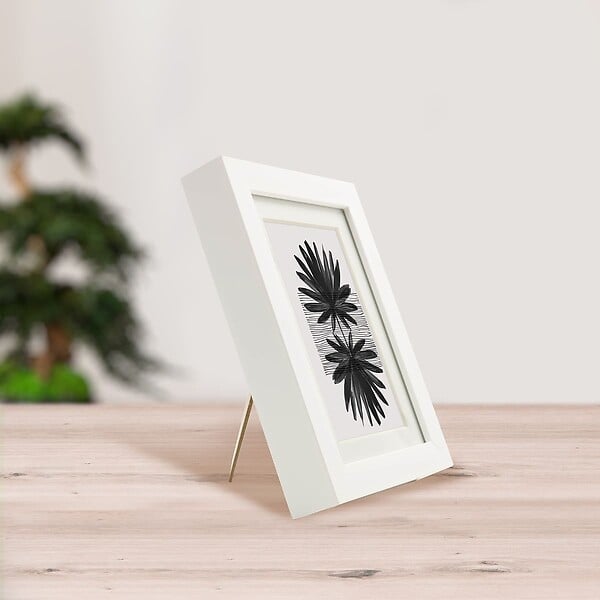 CEANOTHE - Cadre 13X18 Ouv 10X15 Milan blanc - large