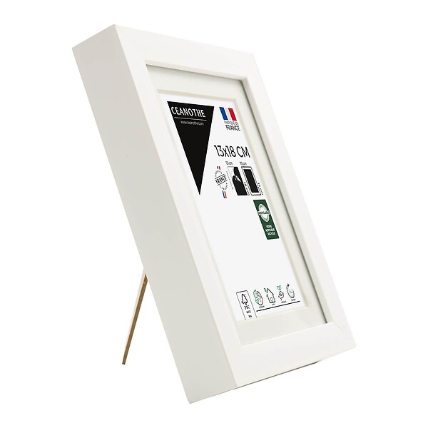CEANOTHE - Cadre 13X18 Ouv 10X15 Milan blanc - large