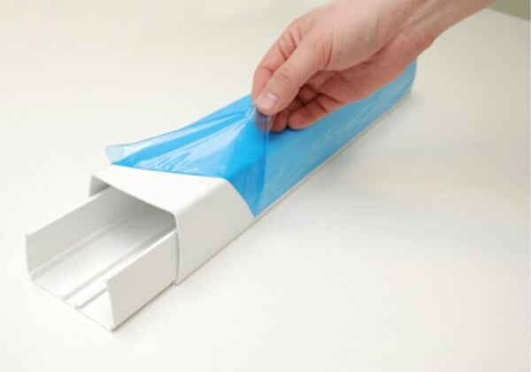 HANGER - Goulotte Artica PVC 2m - 80mm blanc - MC DISTRIBUTION - 04/BCF8 - large