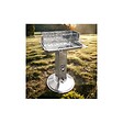 KZ GARDEN - Barbecue à Charbon Inox Grille de Cuisson 58 x 38cm Broche à Rôtir - vignette