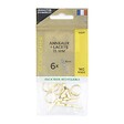 CEANOTHE - Sachet 6 anneaux+lacets 13 mm - vignette