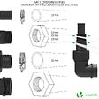 VOUNOT - Pompe evacuation pour eaux chargees 8000L/H profondeur 7m vert - vignette
