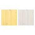 TIMBELA - Lot de produits de protection pour la peinture des maisons en bois – 5 l de blanc + 5 l de chêne clair  - Pour une surface extérieure en bois de 28 à 36 m2 - vignette