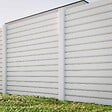 MON MARCHE DECO - Kit Clôture PRO PVC Blanc H. 180 cm x L. 11.30 m - 15 Lisses claire-voie - vignette