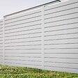 MON MARCHE DECO - Kit Clôture SLIM PVC Blanc H. 180 cm x L. 11.10 m - 15 Lisses claire-voie - vignette