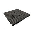 MCCOVER - Pack dalle de terrasse 1m² bois composite classic (11 pièces) Gris carbone, l : 30 cm, L : 30 cm, Surface couverte en m² - 1 - vignette