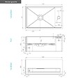 THALASSOR - EASY 50 GAUCHE - Lave-mains suspendu en Solid Surface 50 x 30 x 20(h) cm - vignette