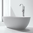 THALASSOR - LOUNGE 150 - Baignoire ilot en Solid Surface 150 x 73 x 52(h) cm - vignette