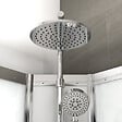 THALASSOR - Cabine douche 120 x 80 SILVER Blanc rectangulaire droite (accès façade) - vignette