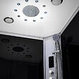 THALASSOR - Cabine hammam 120 x 90 SILVER Noir asymétrique droite - vignette