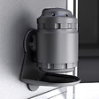 THALASSOR - Cabine hammam 120 x 80 SILVER Noir rectangulaire droite (accès façade) - vignette