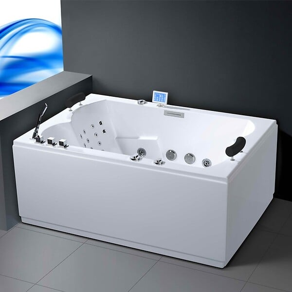 THALASSOR - Baignoire balnéo 2 places 180x120 cm KROMA IPOWER - large