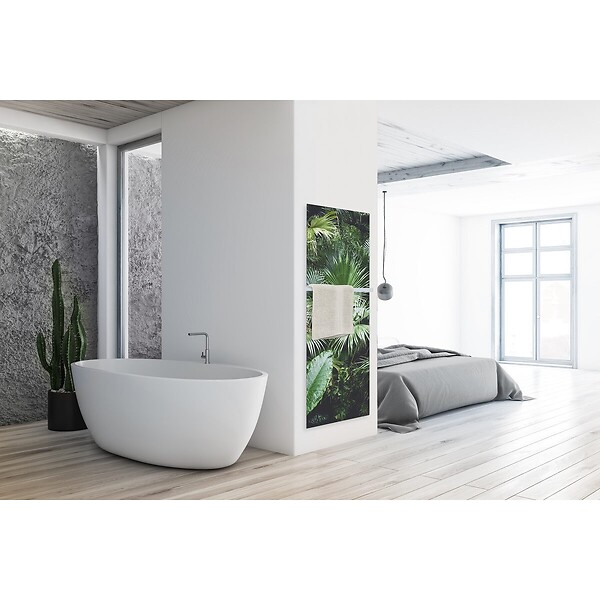 CEANOTHE - Barre sèche-serviette Decowatt 45 cm - large