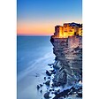 CEANOTHE - Tableau sur toile Bonifacio de nuit 45x65 cm - vignette