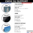 CEANOTHE - Tableau sur toile Bonifacio de nuit 45x65 cm - vignette