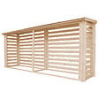 TIMBELA - TIMBELA M203 Abri à bûches - H199 x l112 x L450 cm/ 4m2 - vignette