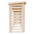 TIMBELA - TIMBELA M203 Abri à bûches - H199 x l112 x L450 cm/ 4m2 - vignette