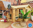TIMBELA - TIMBELA M520 Maison en bois pour enfants - 241x187xH151cm / 2.63 m2 - vignette