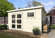 WHITE WOOD - Abri de jardin Lya 2 en bois naturel ép.28 mm - White Wood - 12,5m² - vignette