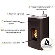 INTERSTOVES - Poêle à granules HYDRO ELIO 13 Etanche - - vignette