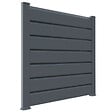 CLOSEA - Kit depart clôture PVC gris - lg : 1m50 x ht :1m30 - vignette