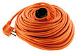 ZENITECH - Rallonge électrique Schuko H05VVF 3G1,5mm² 10m - Orange - Zenitech - vignette