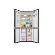 SAMSUNG - réfrigérateur américain 83.3cm 488l ventilé noir mat - RF48A401EB4 - vignette