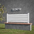 MON MARCHE DECO - Kit Clôture SLIM PVC Blanc H. 72 cm x L. 11.10 m - 5 Lisses claire-voie - vignette