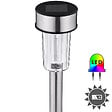 TECTAKE - Lot de 24 lampes solaires LED lumière colorée argent - vignette