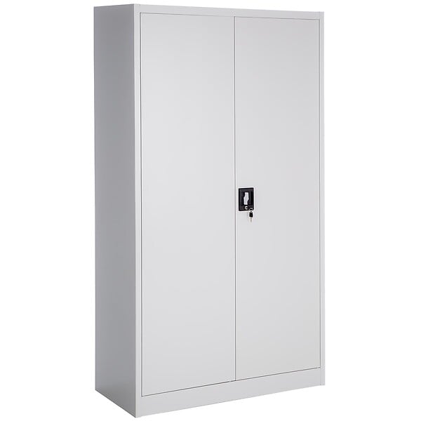 TECTAKE - Lot de armoires métallique à dossiers 5 niveaux 180x90x40cm gris - large