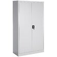 TECTAKE - Lot de armoires métallique à dossiers 5 niveaux 180x90x40cm gris - vignette