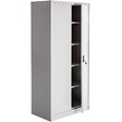 TECTAKE - Lot de armoires métallique à dossiers 5 niveaux 180x90x40cm gris - vignette