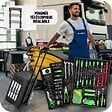 TECTAKE - Caisse à outils 899 pièces noir - vignette